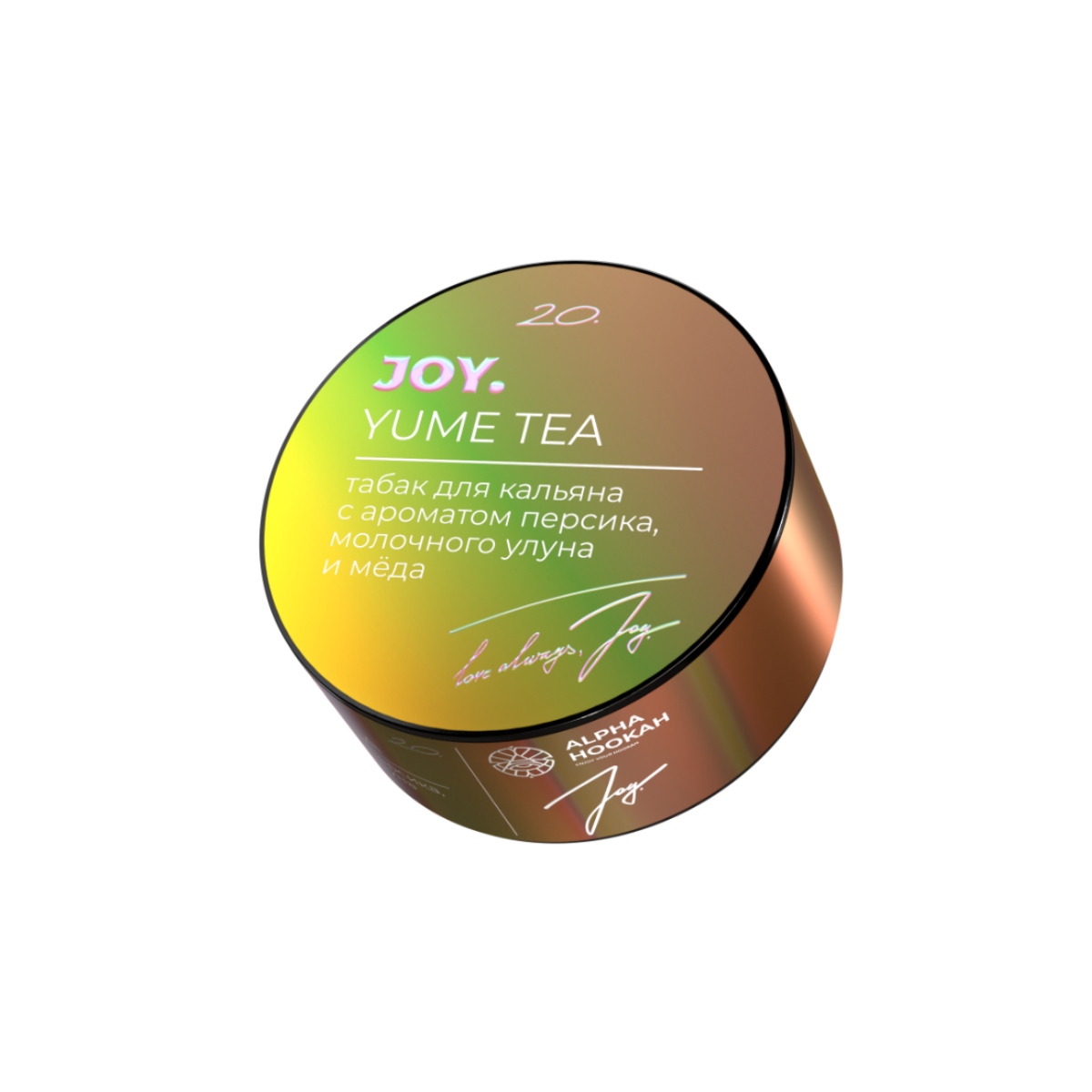 Табак JOY. 25гр Yume Tea (Персик, Молочный Улун, Мед)