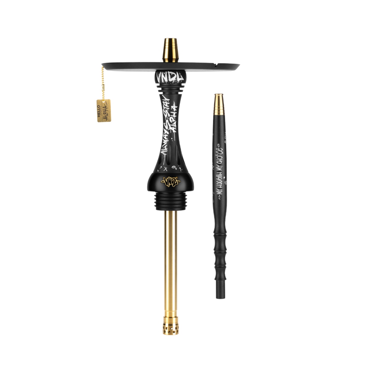Шахта Alpha Hookah Model X VNDL Jet Black (Ш*ШМ)