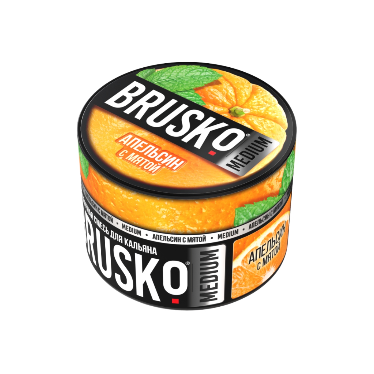 Кальянная смесь Brusko Medium 50гр Апельсин с Мятой