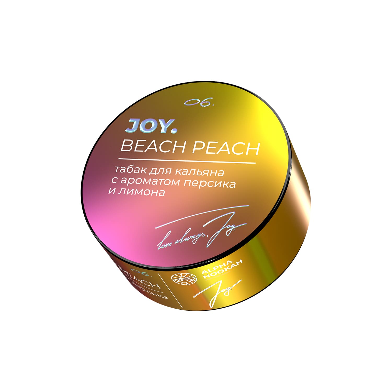 Табак JOY. 25гр Beach Peach (Персик, Лимон)