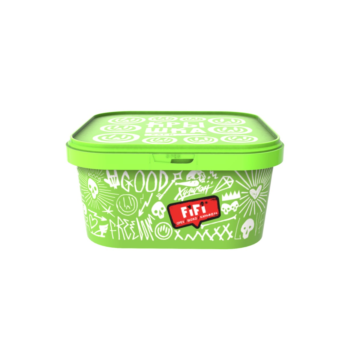 Табак Хулиган Medium 200гр FIFI (Шоколадно-ореховая ириска)