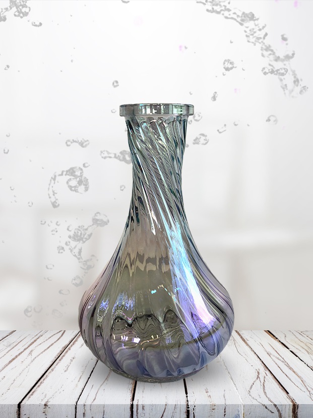 Колба Капля Рифлёная Перламутр