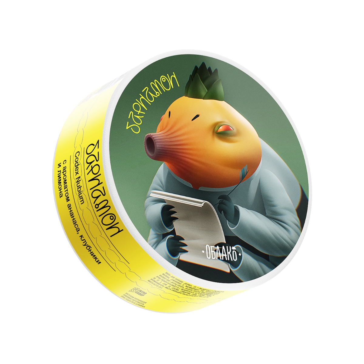 Табак Codex Nubium 25гр Барнамон (Ананас, Клубника, Лимон)