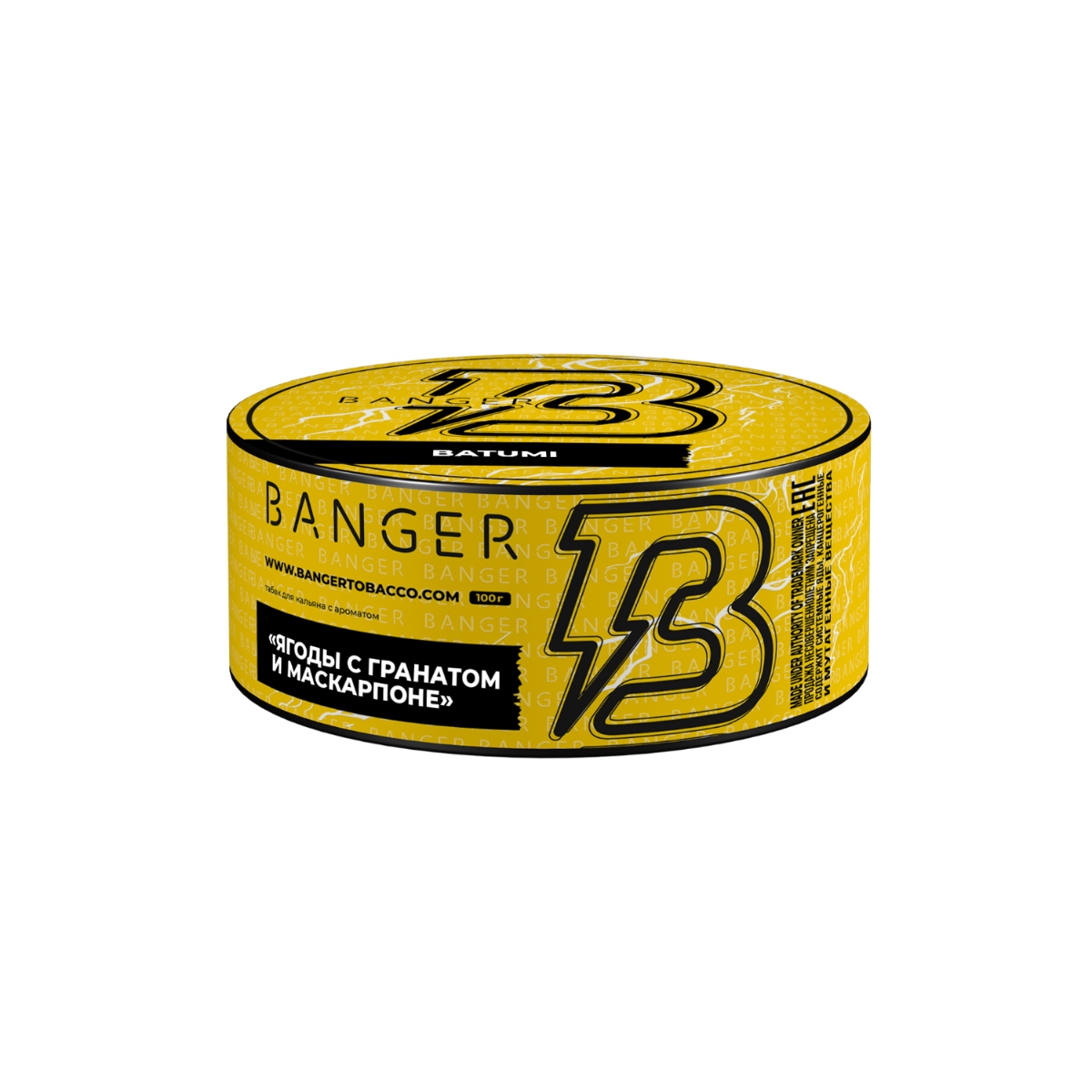 Табак Banger 100гр Ягоды с Гранатом и Маскарпоне (Batumi)